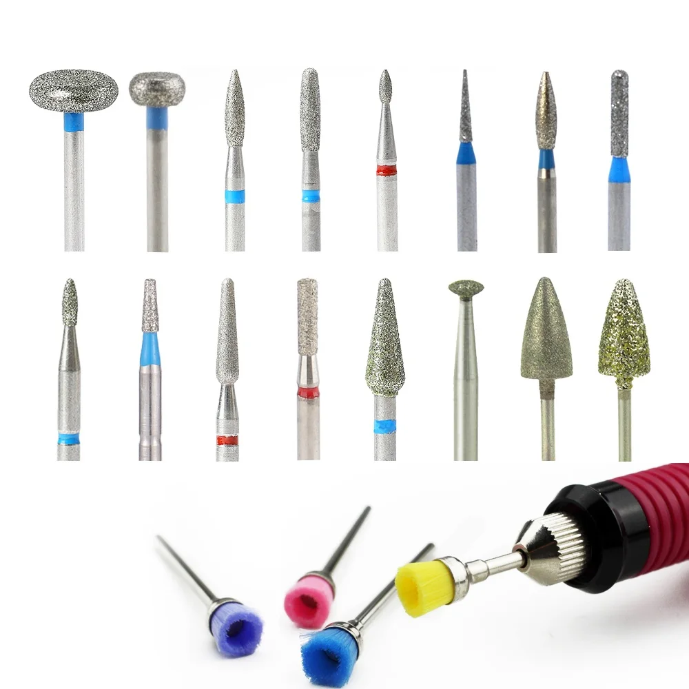 Алмазные сверла для маникюра и педикюра новые из карбидные чистки кутикулы