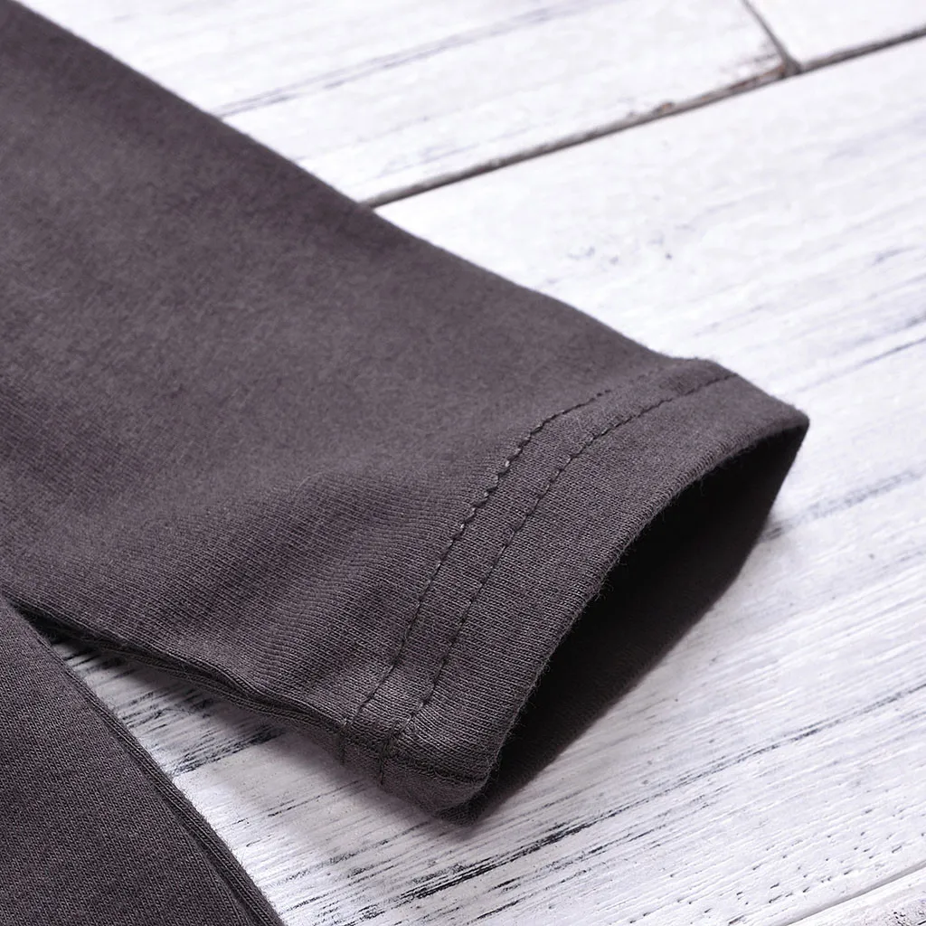 Модная одежда для новорожденных Одноцветный комбинезон с длинными рукавами