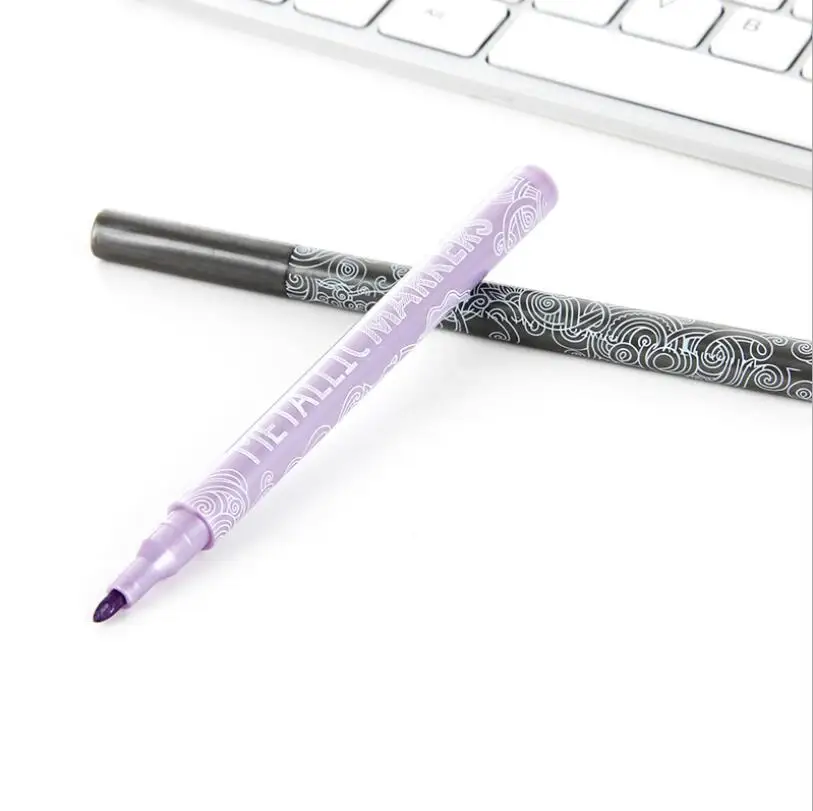 Металлические цветные чернила маркер ручка товары для рукоделия эскиз