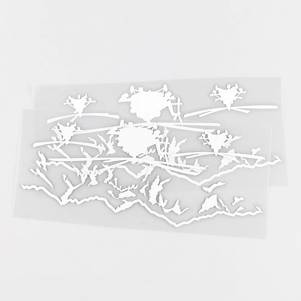 YJZT16.3X6.9CM виниловая наклейка вертолет air force летняя фотография Черный/Серебряный