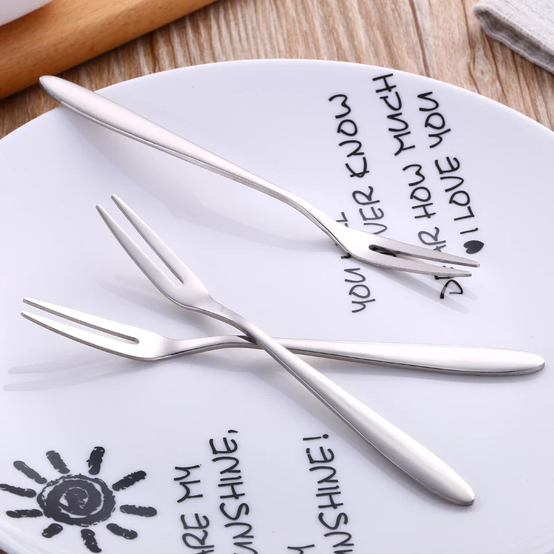 Набор серебристых столовых приборов для свадебного торта десерта в форме лебедя