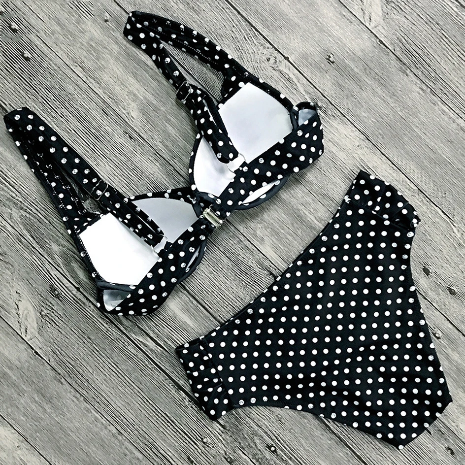 

Sexy Bikinis 2020 Swimwear Women High Waist Bikini Vintage Swimsuit Plus Size Swimwear Swim Suit Beachwear Maillot De Bain Femme