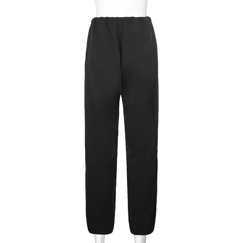 

Streetwear Joggers Women Harem Pants Loose Fashion High Waist Drawstring Sweatpant Casual Hip Hop Sporty Trousers