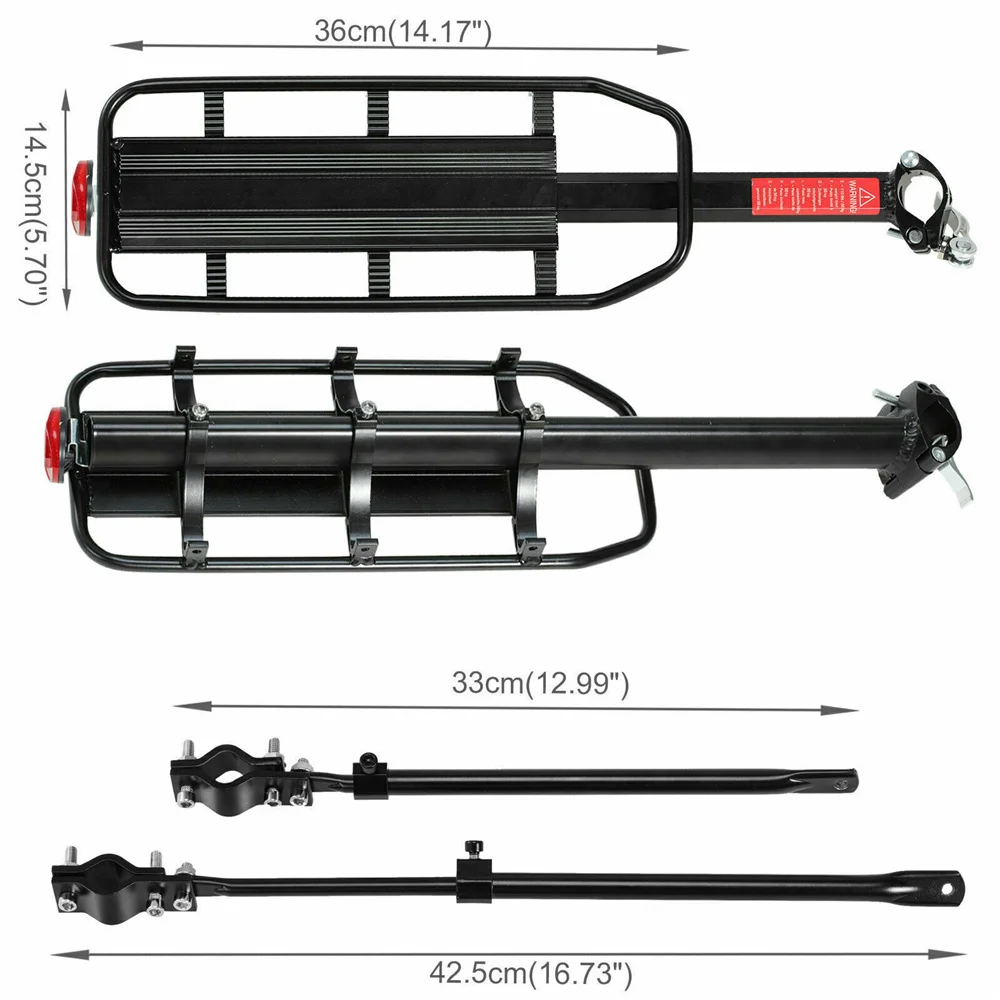 

Alloy Bicycle Racks Mtb Aluminum Bike Carrier Rear Luggage Rack Shelf Bracket Cycling Rack Carrier Panniers Bag Bicycle Parts