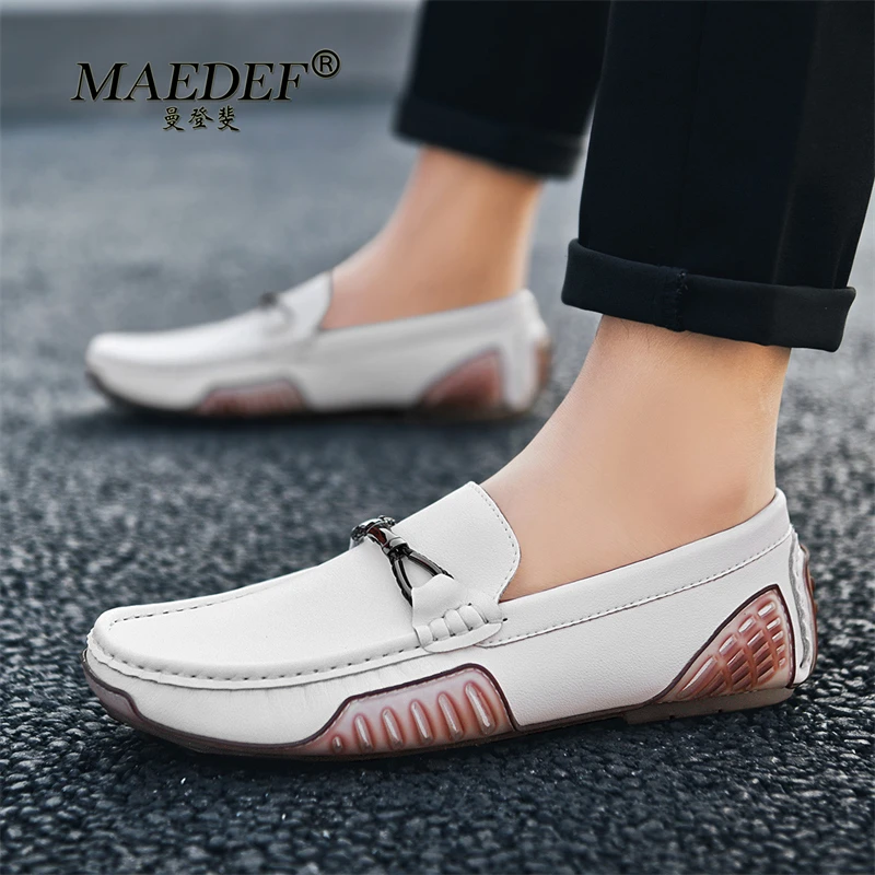 

New Fashion Men Loafers Men Leather Casual Shoes High Quality Men Driving Shoes Male Footwear Unisex new
