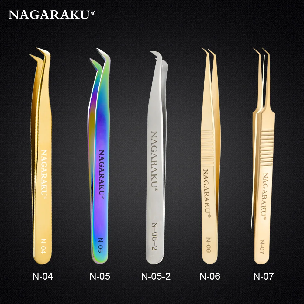 NAGARAKU, 1 шт., высокое количество, инструменты для макияжа, пинцет для ресниц, предварительно изготовленный, объемный, для фанатов, пинцет для ресниц, русский объем, пинцет для ресниц
