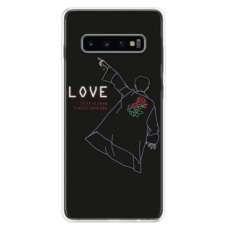 Чехол Love Yourself для Samsung Galaxy A6 A7 A8 2018 A10 A20 A30 A40 A50 A20E мягкий силиконовый чехол задней