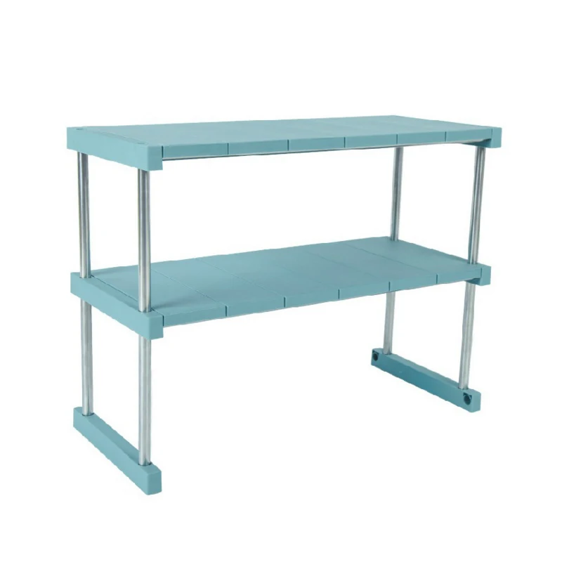 2-Tier/3-Tier Microwave Oven Rack Organizer Kitchen Multifunctional Storage Shelf Bathroom Shoes Book |