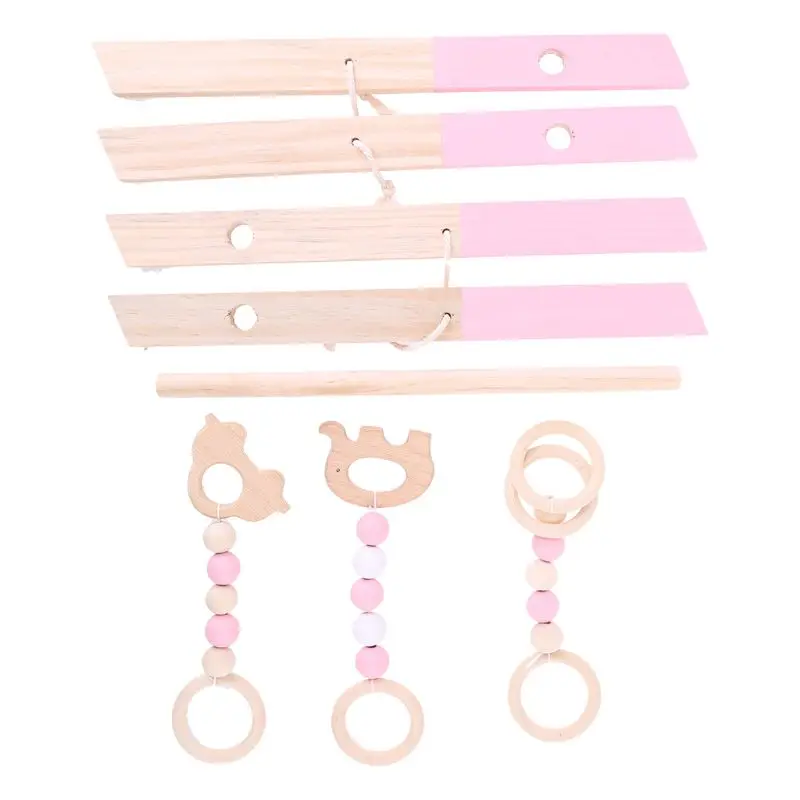 

Baby Foldable Wooden Play Gym Baby Activity Gym Frame Living Baby Bedroom Decor baby gym toy, rattle
