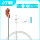 Эндоскоп 3 в 1, 5,5 мм, с камерой, отоскоп, бороскоп для проверки ушной серы, инструменты для ухода за ПК, Type-c,Android