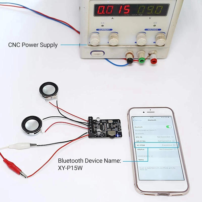 

Bluetooth Amplifier Board Stereo 10W 15W 20W Digital Wireless Amplifier Board 12V 24V High Power Bluetooth Amplifier