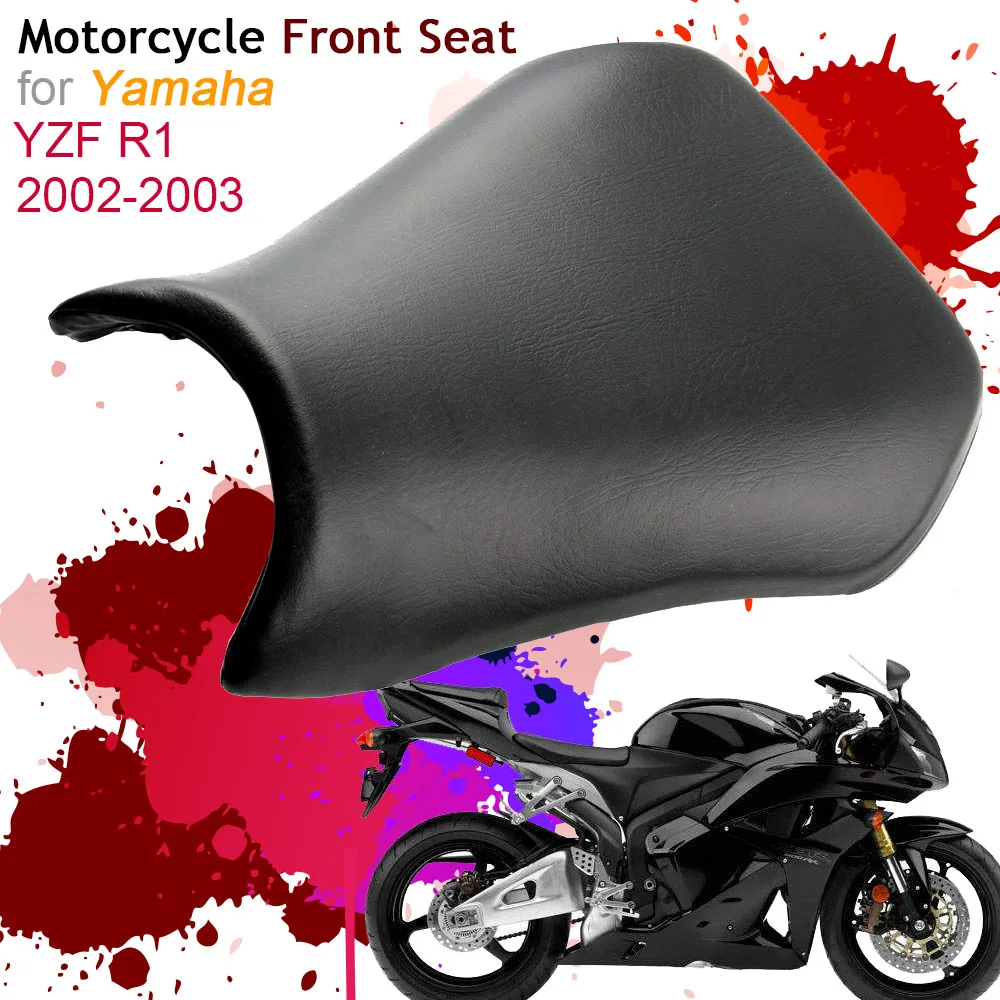 Мотоциклетное сиденье для водителя Yamaha YZF-R1 2002 2003 чехол на переднее Кожаная