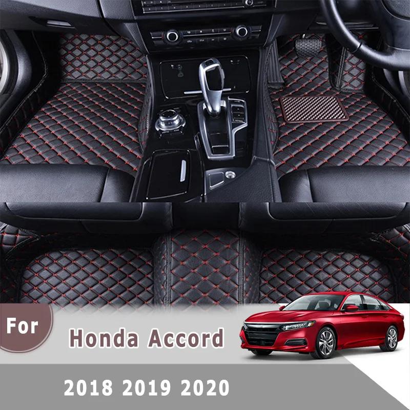 Фото Коврики RHD для Honda Accord 2020 2019 2018 автомобильные коврики аксессуары интерьера