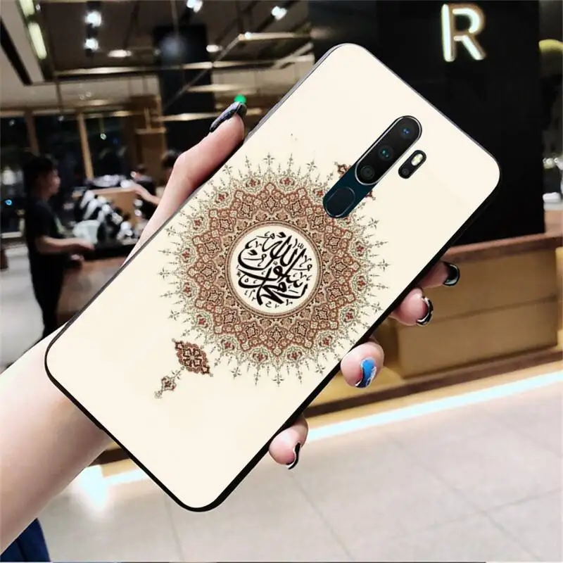 Muslim Islam Allah Newly Arrived Black Cell Phone Case For Oppo A5 A9 2020 Reno2 z Renoace 3pro Realme5Pro | Мобильные телефоны и