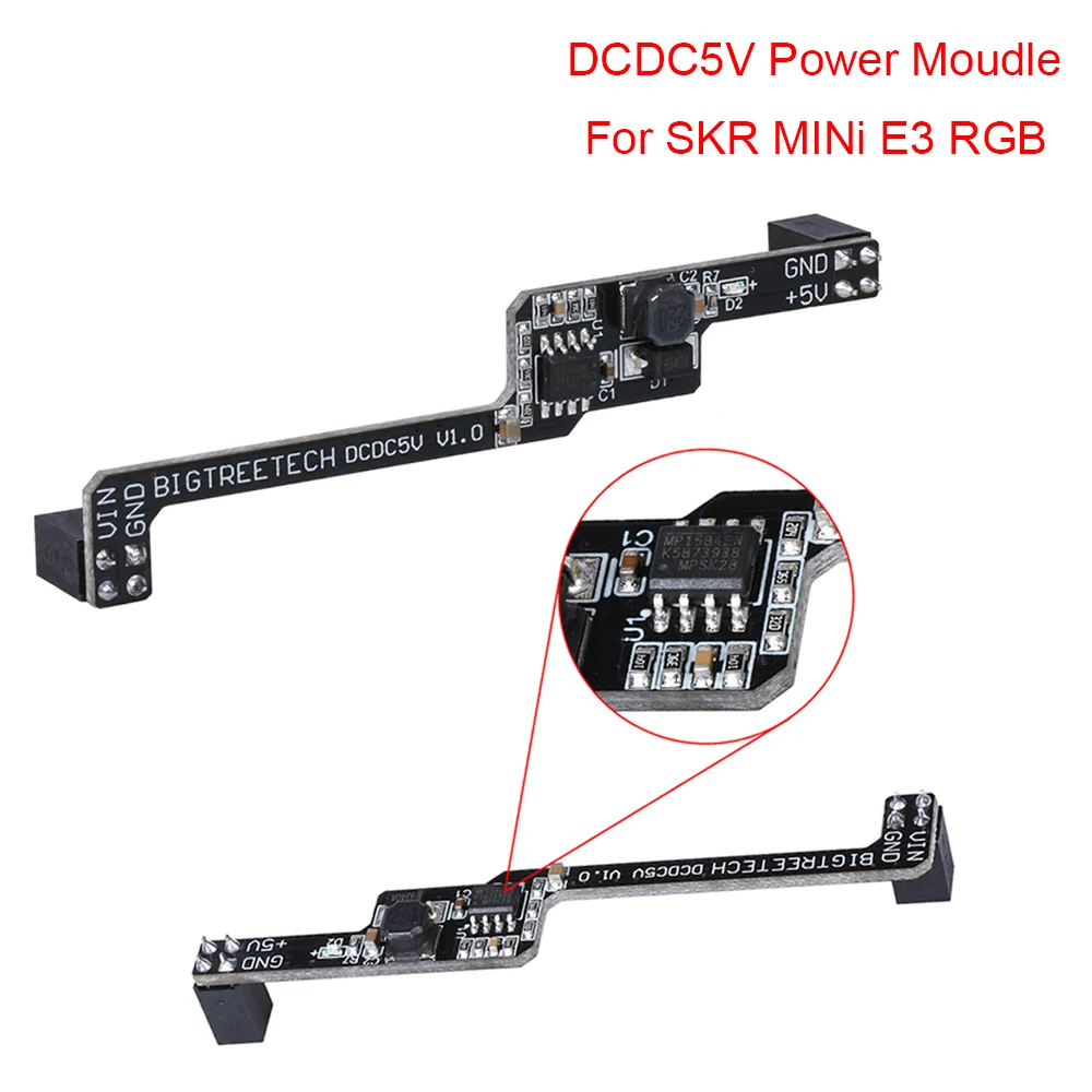 Модуль питания BIGTREETECH DCDC5V поддержка работы 5V RGB лампа Лента 3D принтер Часть для SKR