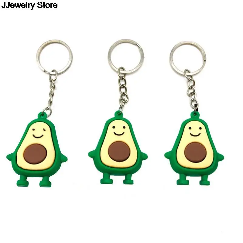 2 вида стилей имитация фруктов авокадо в форме брелок 3D Мягкие брелки модные