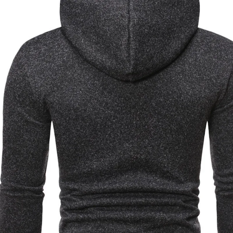 

Men's Hooded Sweatshirts Spring Autumn Fashion Casual Coat Stitching Design Slim Tops Pullover Simple Sports Jacket Male Clothes