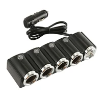 5v1000ma 4 way car charger cigarette lighter splitter power adapter for cell phone gps mp3 players other electrical equipment