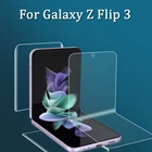 Защитная пленка 3 в 1 для Samsung Galaxy Z Flip 3 5G, передняя, задняя, боковая защита экрана для Samsung Z Flip3, полная защита