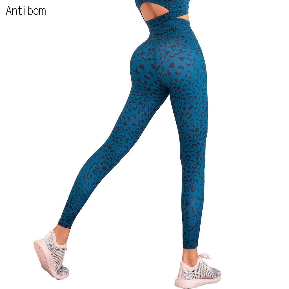 

Antibom 2021 Print Leggings Fitness Energy Athletic Gym High Waist Sports Yoga Pants Women Stretchy Squat Proof Beauty Tights