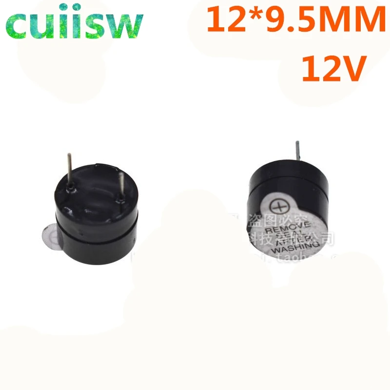 10 шт. 12 В активный зуммер магнитный длинный непрерывный зеркальный кольцевой