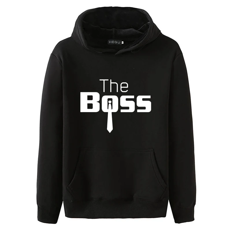 The Boss The Real Boss толстовки для пар для женщин и мужчин свитшот с надписью для влюбленных пары худи пуловеры в стиле кэжуал подарок