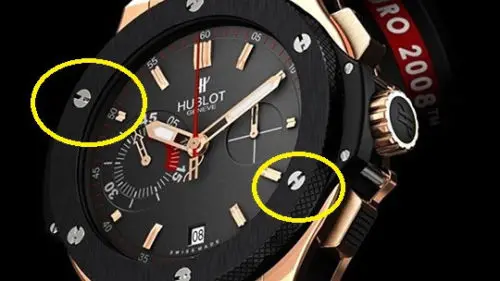 1 пара сменных частей 6,5 мм часы нержавеющая рамка ремешок H винт для Hublot