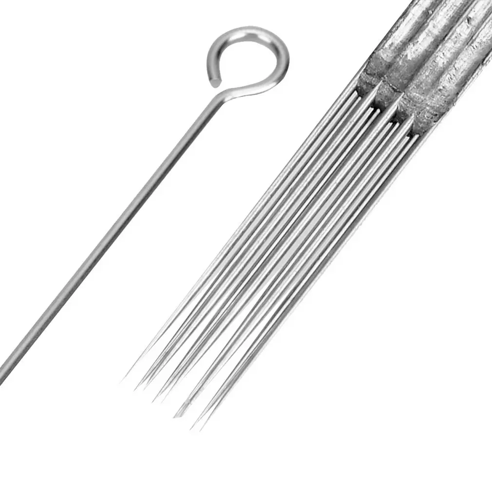 

5 Pieces 5 Rl Disposable Tattoo Needles 304 Stainless Steel Permanent Makeup Needles Machine Kit