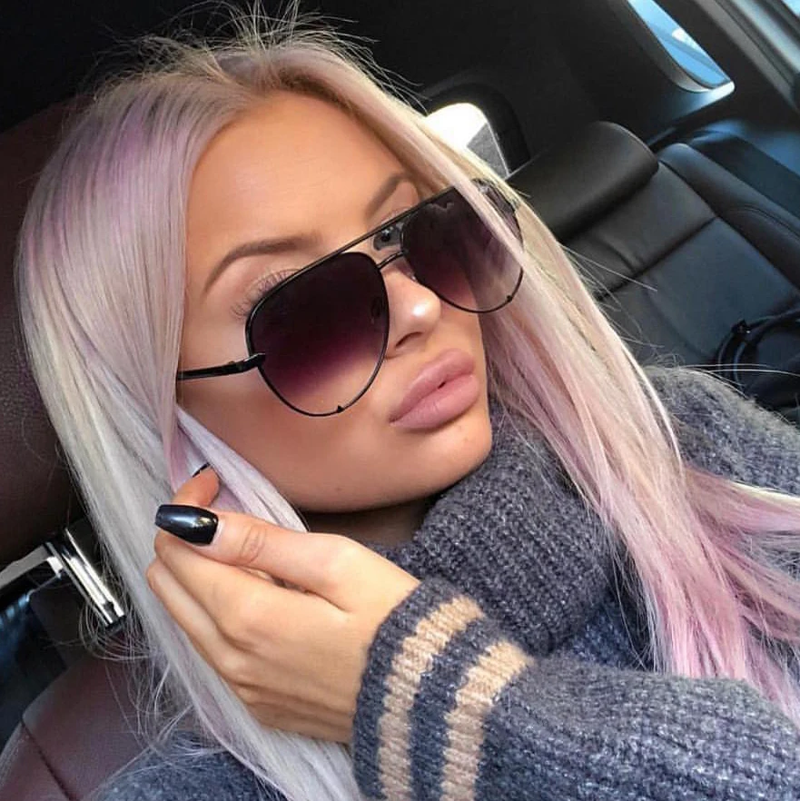 

2020 New Fashion Brand Designer Ladies Pilot Sunglasses Women Men Goggle Gradient Sun Glasses For Female Mirror Shades UV400
