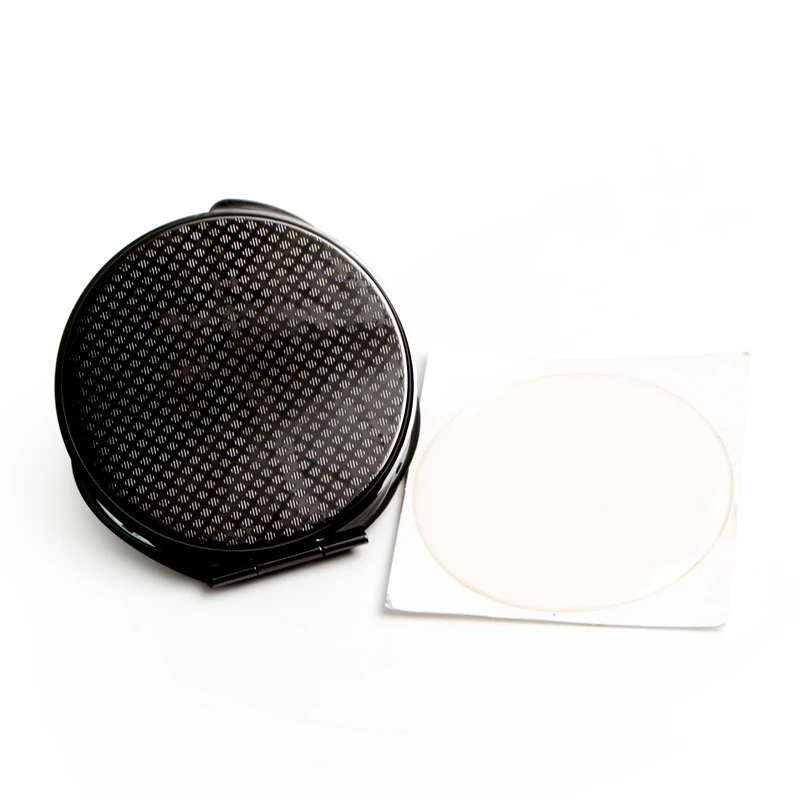 Новые рекламные подарки персонализированное двустороннее карманное зеркало с