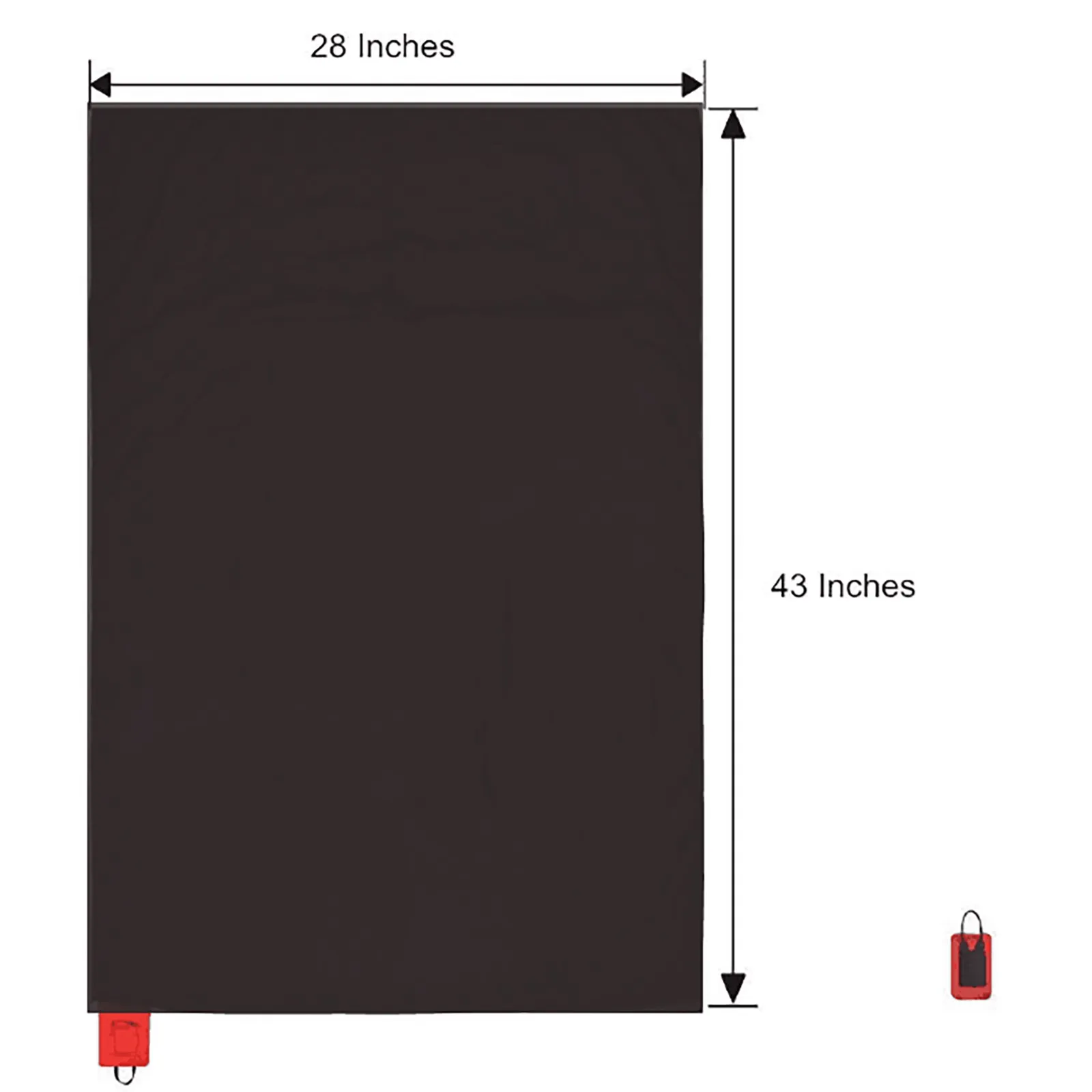 Карманный мини-плед для кемпинга водонепроницаемый активного отдыха пикника