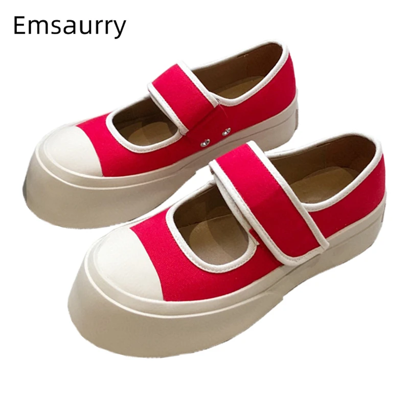 

Женские джинсовые туфли без задника, Разноцветные Повседневные туфли из натуральной кожи на плоской подошве, с круглым носком, для весны и о...