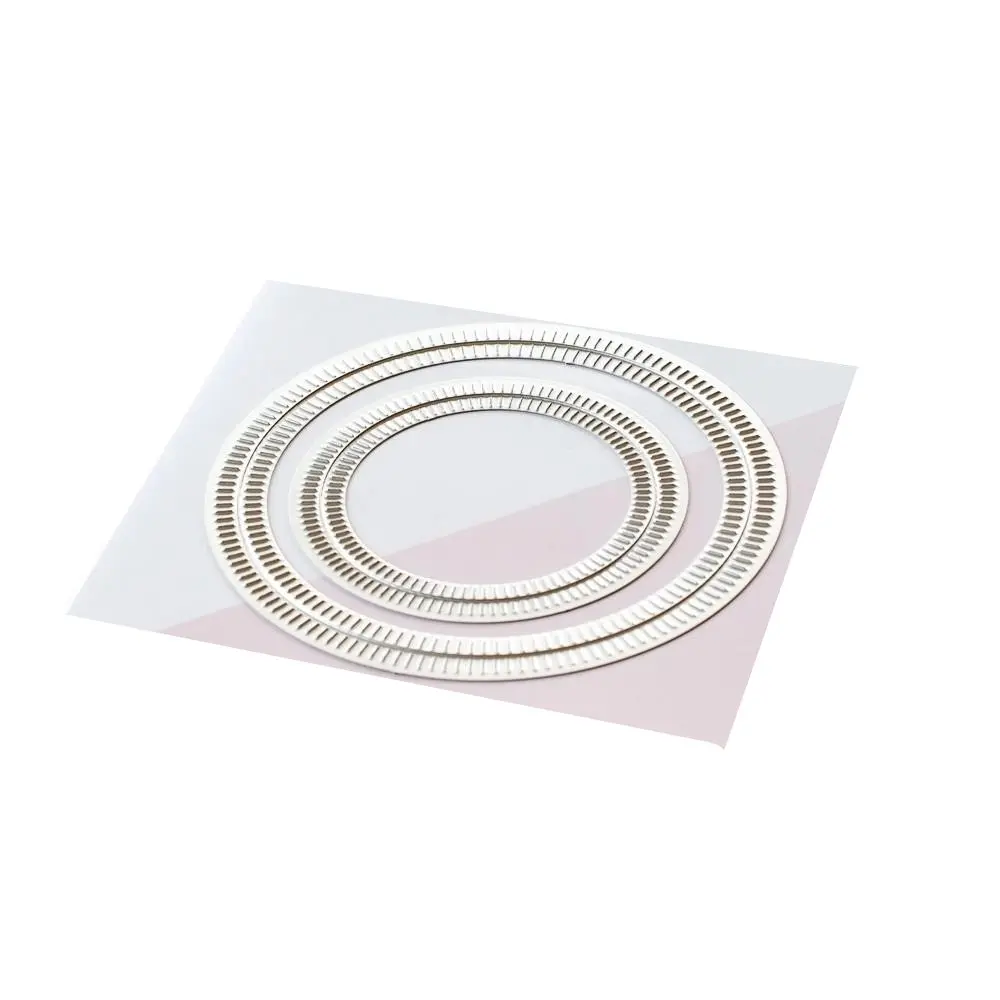 2021 New Circlet Die Cuts Metal Cutting Dies and Scrapbooking For Paper Making Two Circles Embossing Card Frame Craft | Дом и сад