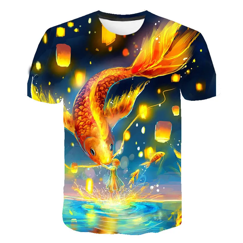 Детская летняя футболка с коротким рукавом на возраст 2 14 лет|Тройники| |