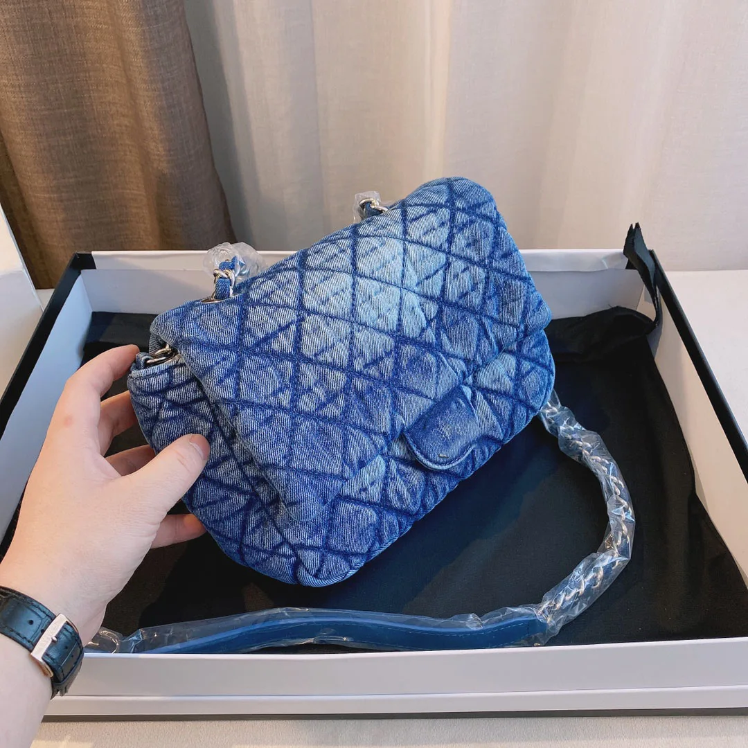 

High Luxury Designer Summer New Style Imported Denim Trendy Women's Messenger Bag