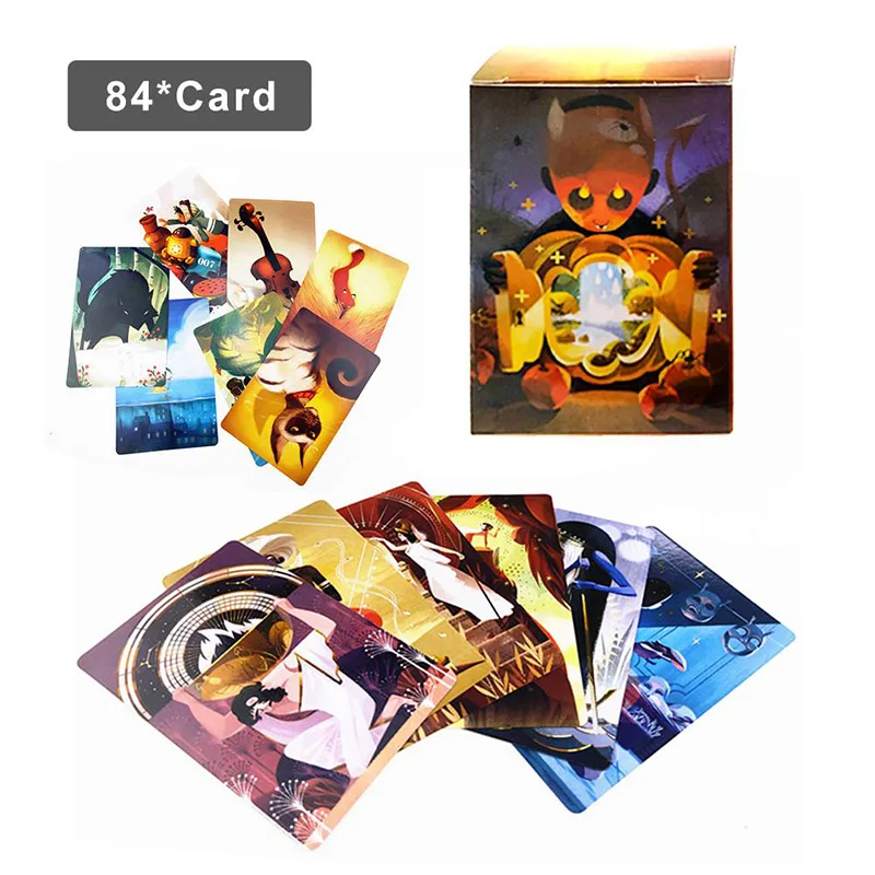 

8 Style Tarot Cards Oracle Deck Card English Version Guidebook Card Table Card Game Magical Fate Divination Card Tarot Deck