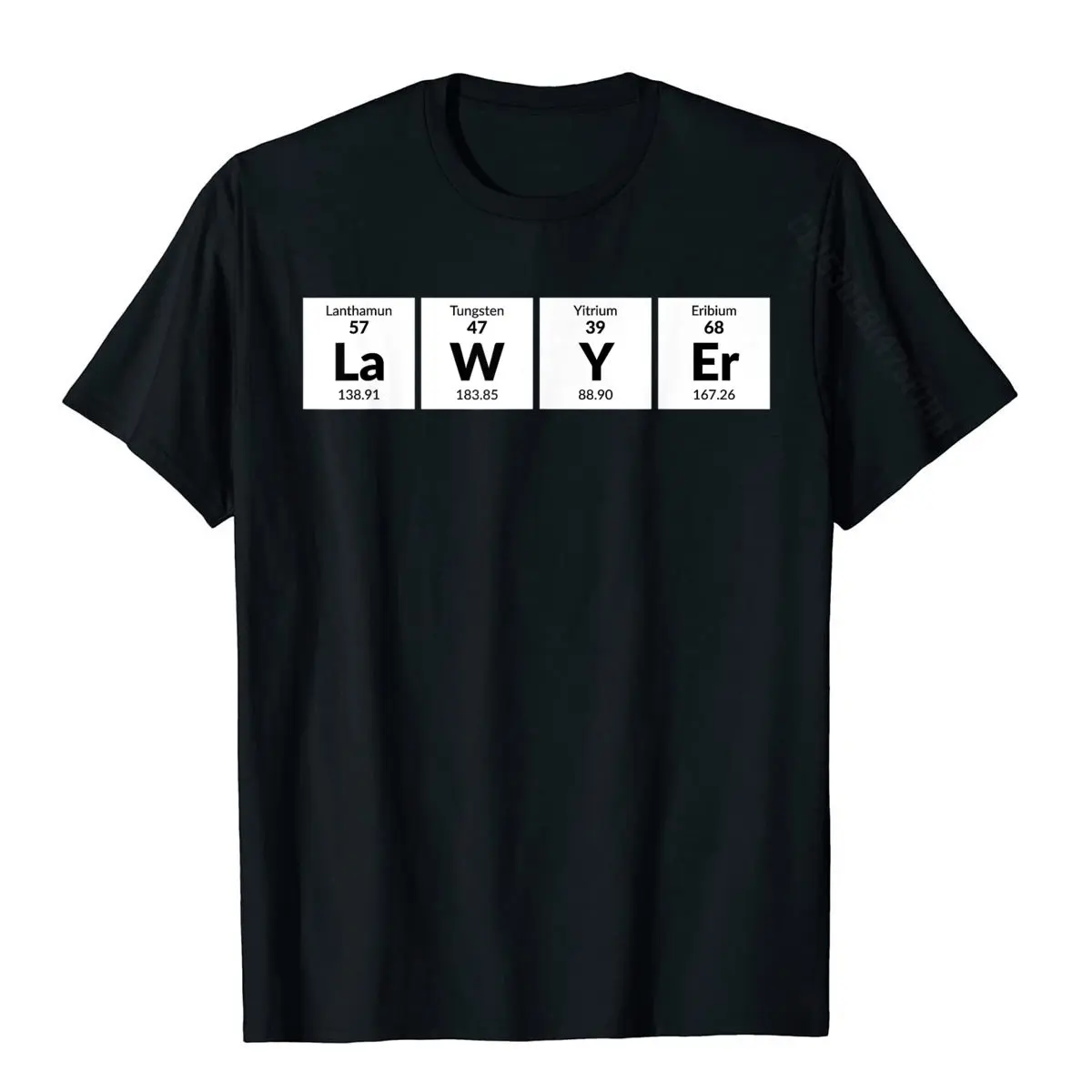 Periodic Table Elements Funny Unique Lawyer Attorney Gift T-Shirt Casual Birthday Tops T Shirt Oversized Cotton Men T Shirt