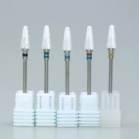 easynail 1pcs mill ceramic nail drill bits for electric manicure machines pedicure nail art salon polish tools m0610