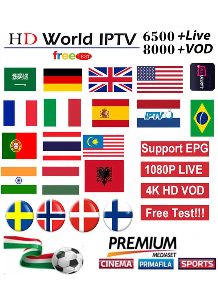 Голландское мировое iptv подписка android m3u Испания Бразилия Франция Великобритания США латино Африка netflix 1 год iptv h96 max tv box