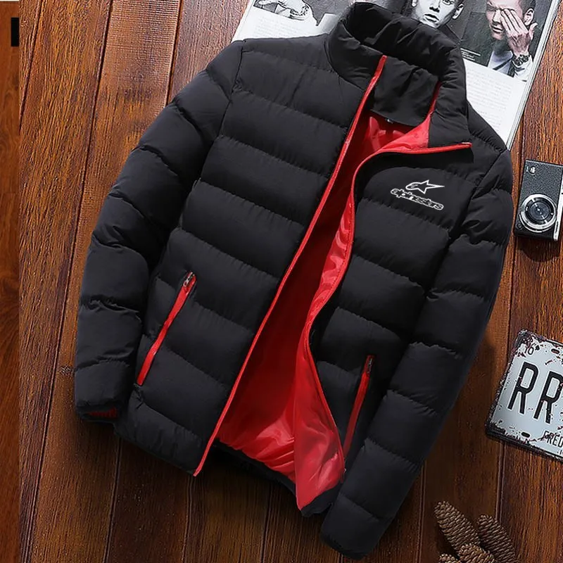 2020 Alpinestars зимняя куртка мужская мода стоячий воротник Мужская парка мужские