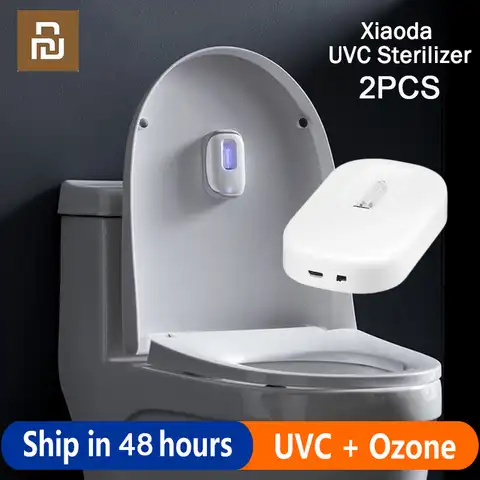 Новый УФ-стерилизатор Xiaoda для туалета UVC и озона, перезаряжаемый Ультрафиолетовый бактерицидный светильник, дезинфекция, уничтожение пыли ...