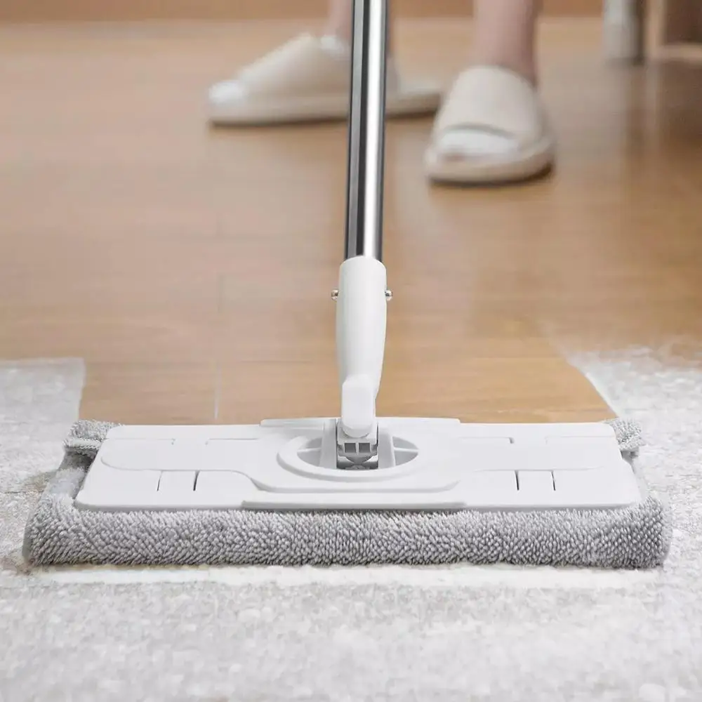 Xiaomi Mijia микроволоконная Швабра для пола заменяемая без ручной стирки плоская