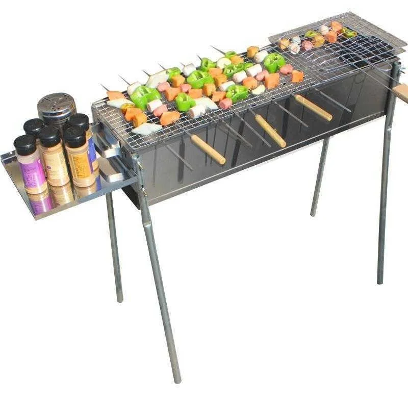 Газовая решетка для сада мини Parrilla угольный уголь кемпинга Barbacoa Churrasco
