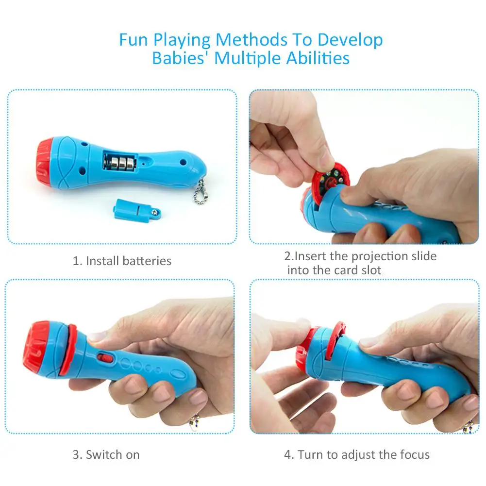 2020 Забавный образовательный когнитивный проектор слайд-фонарик оборудование
