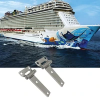 2pcs stainless steel t type container hinges deck cabinet door hinge for industrial wooden cases boat home hardware accessories
