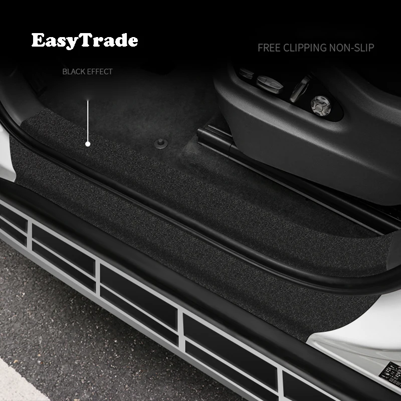 

Car Styling Trunk Door Sill Anti-scratch Sticker Bumber Antiskid Protector Tape For Jeep Compass Accessories 2020 2019 2018 2017