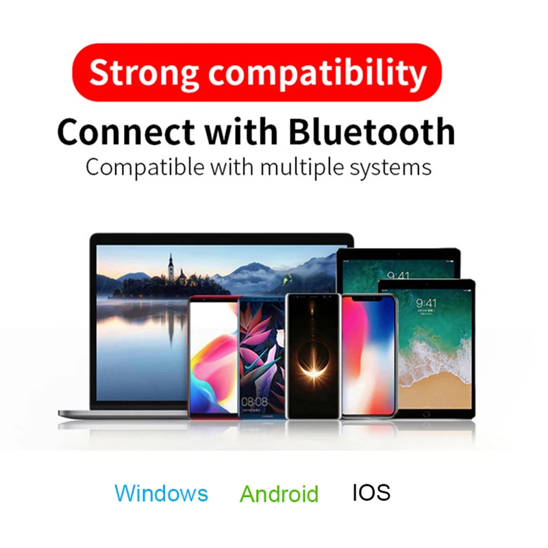 Беспроводные наушники для телефона Huawei Honor 10 Lite 9 8 8X Max 8C 8A 20 20i V20 9X Pro с зарядным