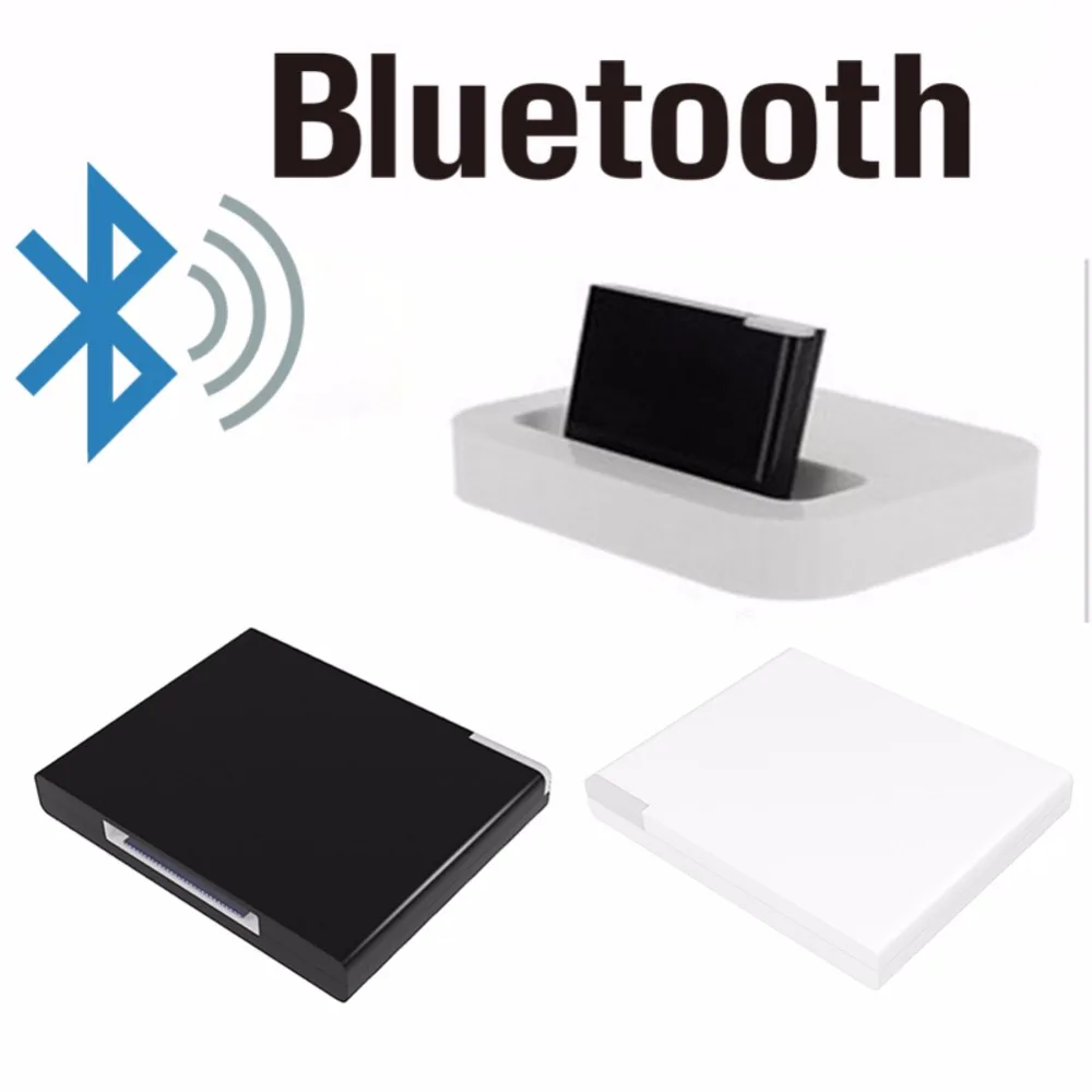 Стерео смартфон адаптер Bluetooth V2.0 A2DP музыкальный приемник для iPhone iPod 30 Pin
