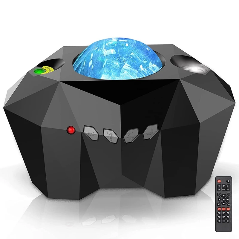 

LED Starry Sky Projector Lamp Night Light With Light Effects And Bluetooth Speaker For Christmas Easter Halloween