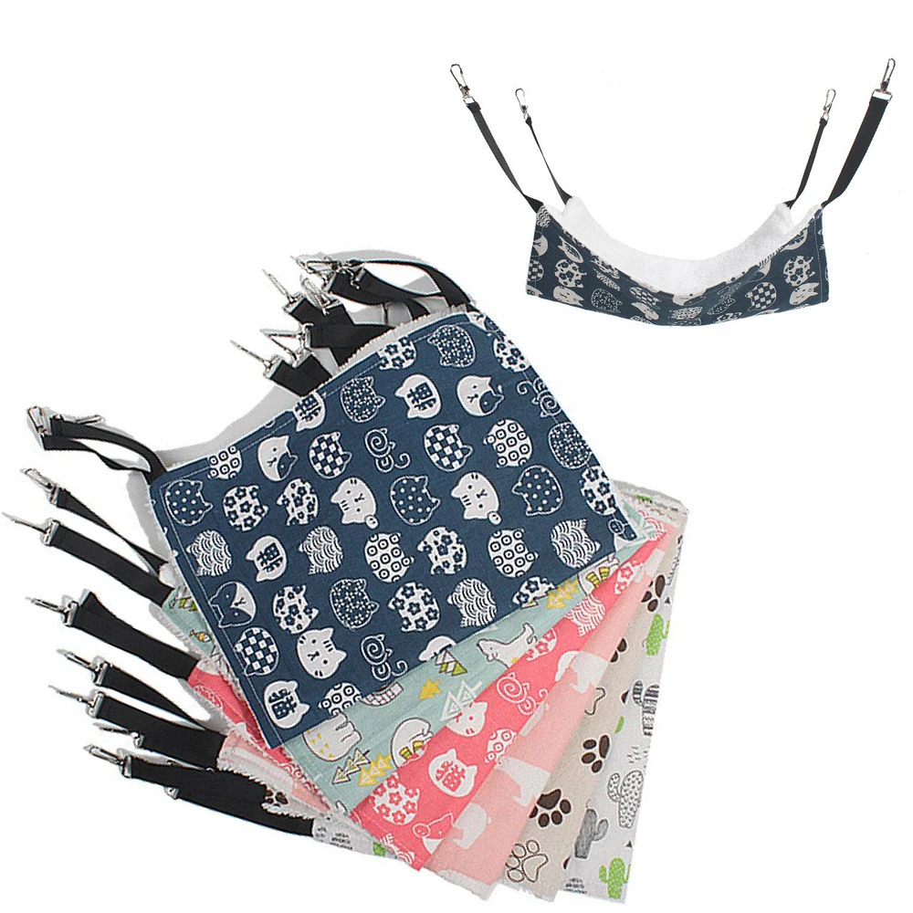 Хлопковая кровать для хомяка одеяло из морской свинки кролика аксессуары